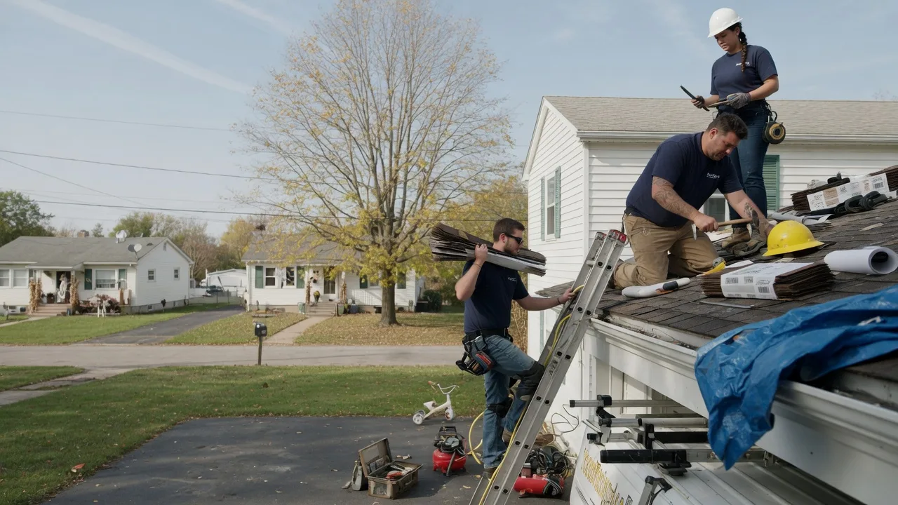 Local Roofing Contractors in Minier, IL near me